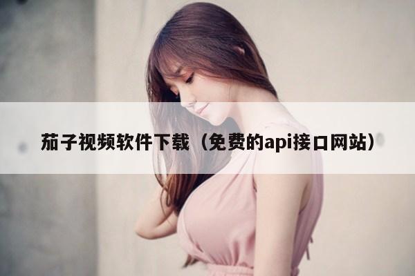 茄子视频软件下载（免费的api接口网站）