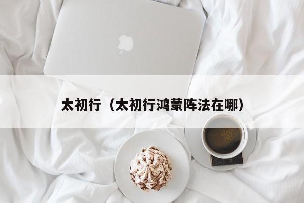 太初行（太初行鸿蒙阵法在哪）